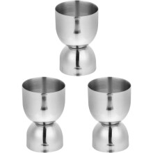 3-teiliges Messbecher-Set aus Edelstahl für Cocktailbars