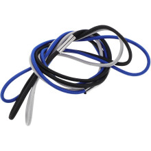 3 Stück elastische Mülltonnenbänder, Abfallbeutelbänder, elastische Gummischnur, dickes Dekorationselement, sicher halten