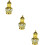 3pcs Essential Oil Roller Bottle Empty Roller Bottle Perfume Essential Oil for Assorted style 1