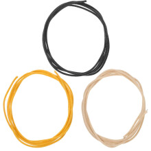 Kit de reparação de fio de guitarra 3pcs leve portátil cobre oleado cabos de pano de cera elegante acessórios de guitarra elegante