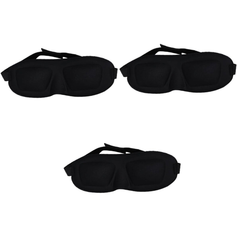 Hkhbjs 3Pcs Comfortable Sleep Eyeshade Mask For Sleep Contoured Eye Mask Design
