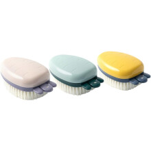 3pcs Shoe Cleaning Brush Laundry Brush Soft Bristle for Shoes Clothes Hat