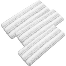 3er-Pack wiederverwendbare Ersatz-Wischmoppköpfe aus Mikrofaser für die Nassreinigung von Böden