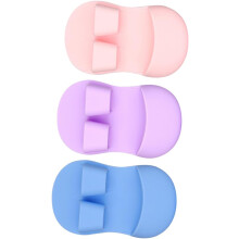 3ks kartáč na exfoliaci obličeje Silikonový kartáč na čištění obličeje pro odstranění černých teček