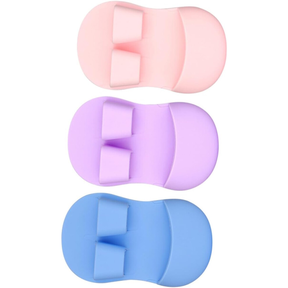 Hkhbjs 3Pcs Facial Exfoliator Brush Silicone Face Cleansing Brush For Blackhead Removal