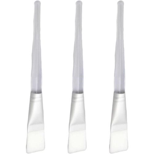 3pcs Crystal Handle Face Mask Brush Professional Makeup Applicator Brush for Face Mask Application