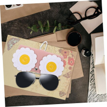 Portable Pink Floral Eyeglasses Pouch Sunglasses Case for Women, Soft Lightweight Eyewear Holder with Hook