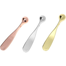3pcs Metal Eye Stick Applicator Eye Cream Aging Face Makeup Spatula Spoon Tools for Face and Neck Massager
