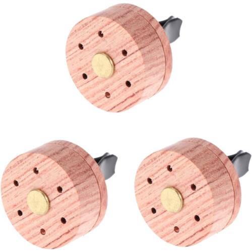 3 stuks etherische olie diffusers met houten voet, aromatherapie diffuser voor op kantoor