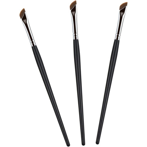 3pcs Eyebrow Brush Angled Makeup Brush for Brow Shaping and Eye Makeup Application