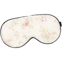 3pcs Floral Eye Cover Silk Blackout Eye Mask Comfortable Sleeping Cover for Travel Plane Floral Design