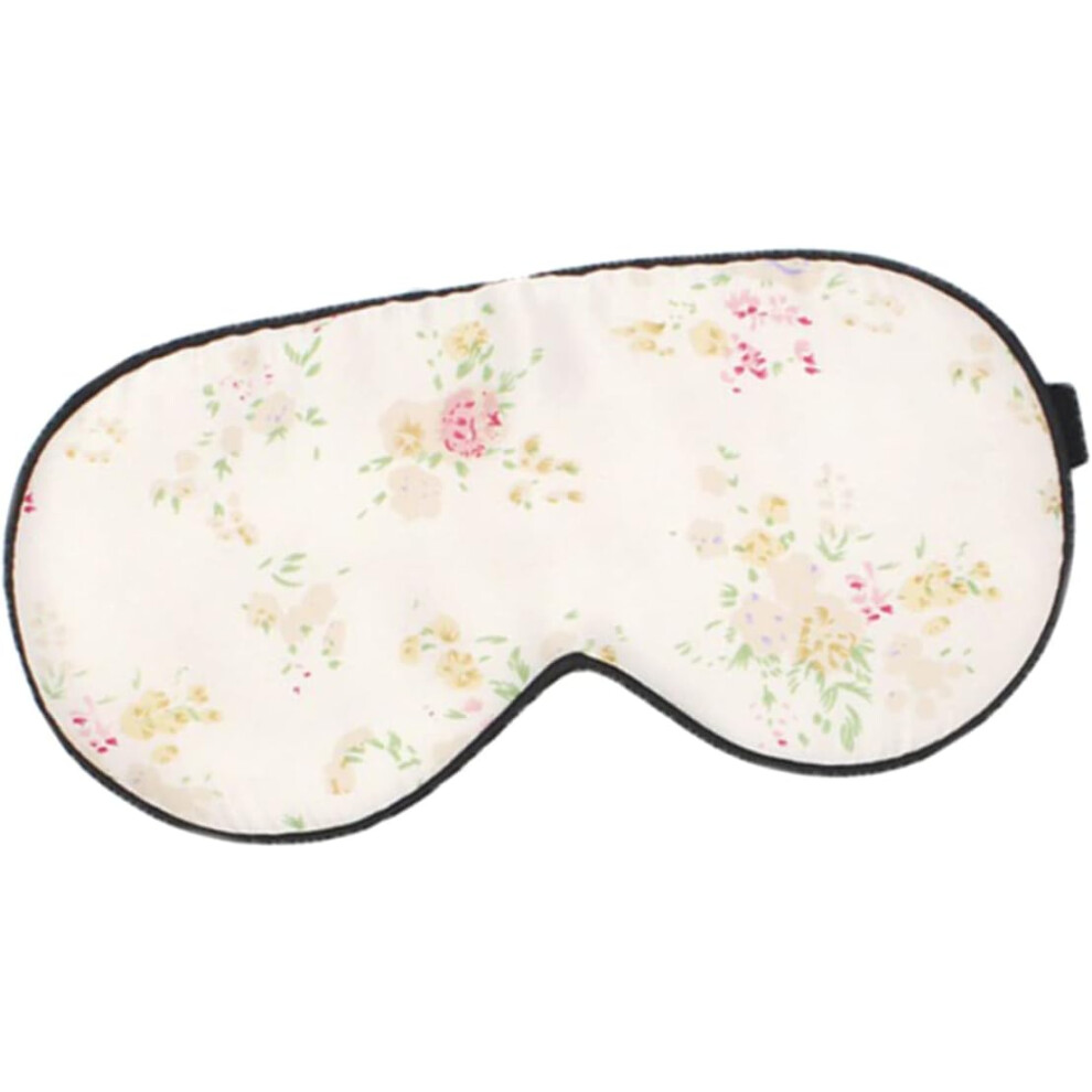 Hkhbjs 3Pcs Floral Eye Cover Silk Blackout Eye Mask Comfortable Sleeping Cover For Travel Plane Floral Design