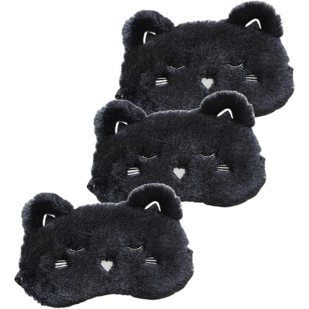 Hkhbjs Light 3Pcs Adorable Dog Sleep Masks Soft Eye Patches For Travel Block Comfortable Eye Covers
