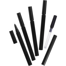 3 stuks vloeibare eyeliner pennen met diverse kwastjes, lege eyelinerverpakkingen, ideaal voor op reis