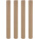 4Pcs Round Kraft Paper Mailing Tubes with Plastic End Caps, 50Mm Inner Diameter 1