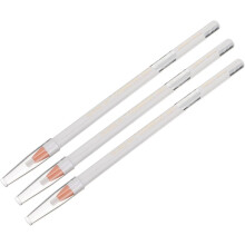 3er-Pack weißer Augenbrauen-Eyeliner-Stift, Highlighter-Make-up-Stift, Peel-off-Liner
