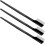 Lot de 3 peignes à cils avec brosse pour une application précise du maquillage. 1