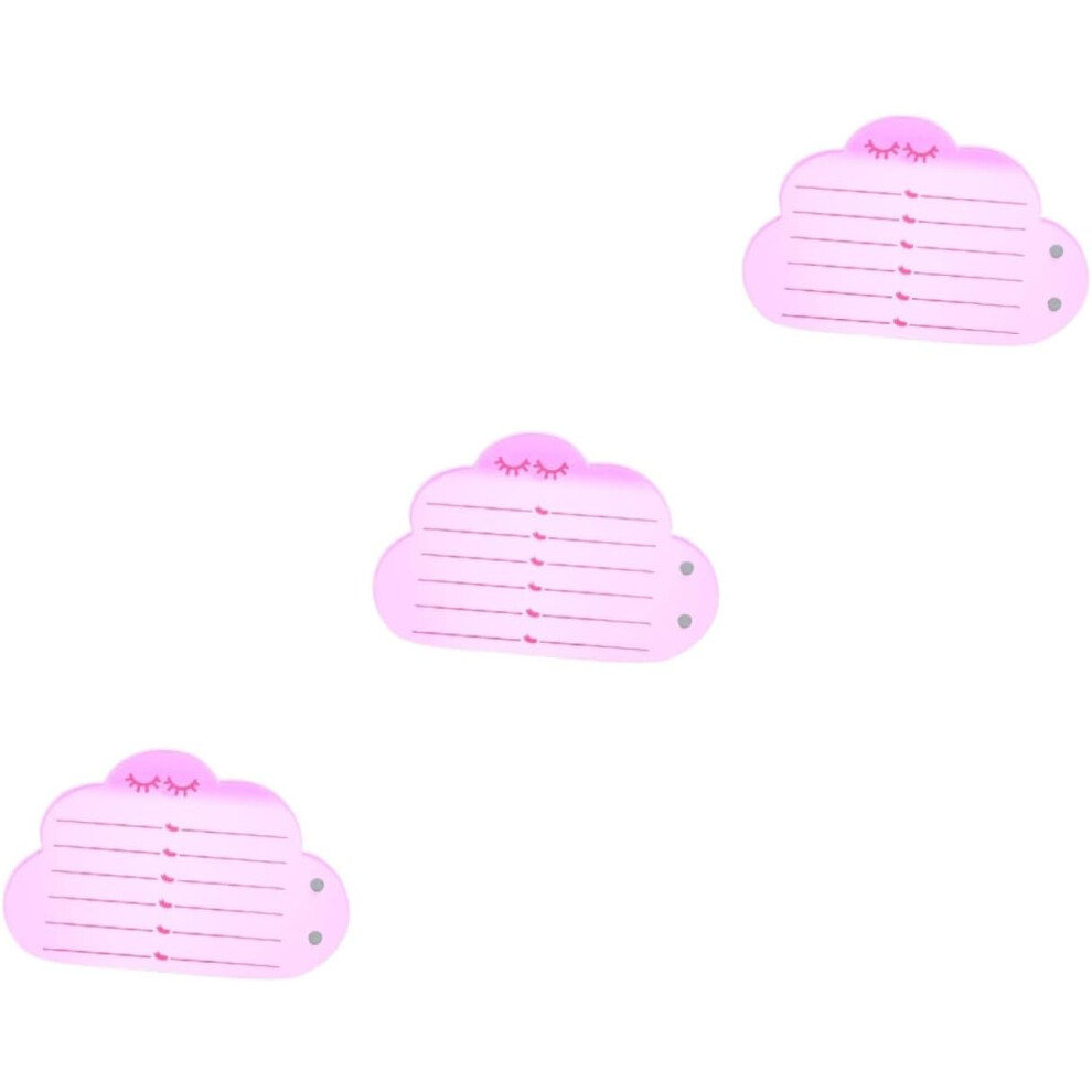 Hkhbjs 3Pcs Acrylic Eyelash Extension Tray Magnetic Lash Holder Pallet For Professional Eyelash Display Storage Board