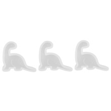 3-teiliges Dinosaurier-Kuchenform-Silikonform-Backform-Set für Kuchendekoration und Küchenbedarf