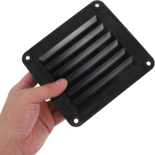 2Pcs quadrado barco ventilação louver grelha ventilação placa ar ventilação tampa
