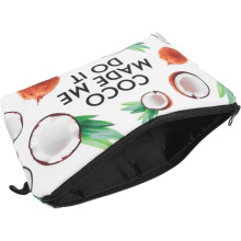 Bolsa de zíper do organizador do saco de maquiagem portátil de 3pcs para itens essenciais de viagem e cosméticos de armazenamento