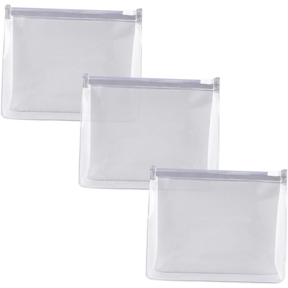 Hkhbjs 3Pcs Portable Makeup Storage Bags Pvc Wash Bag Case Travel Toiletry Pouch For Items Organization