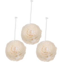 3er-Set Ersatzköpfe für Duftstäbchen mit Baumwollseil, realistisches Kunstblumen-Design