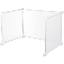 Cloison de bureau 46 x 31 x 31 cm pour une personne