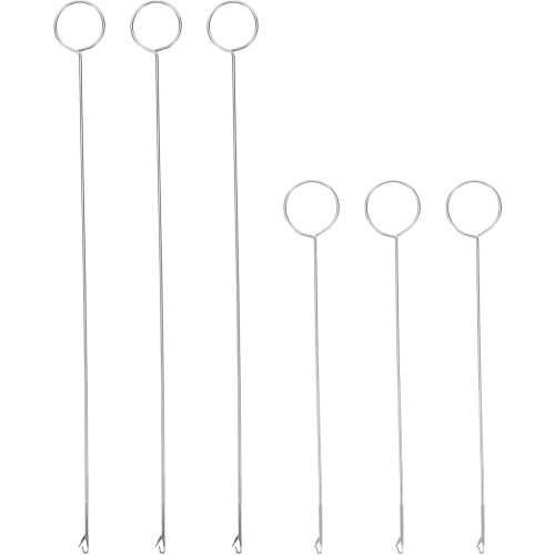 6pcs Crochet Hooks Wig Crochet Hook for Carpet Crafts Weaving Tools Includes