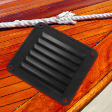 2Pcs Square Boat Ventilation Louver Grille Vent Plate Air Vent Cover