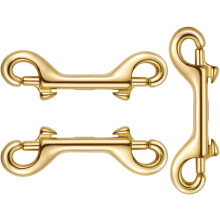 Lot de 3 fermoirs à double extrémité en laiton doré de 78 mm, résistants aux intempéries et polyvalents, pour sacs à main.