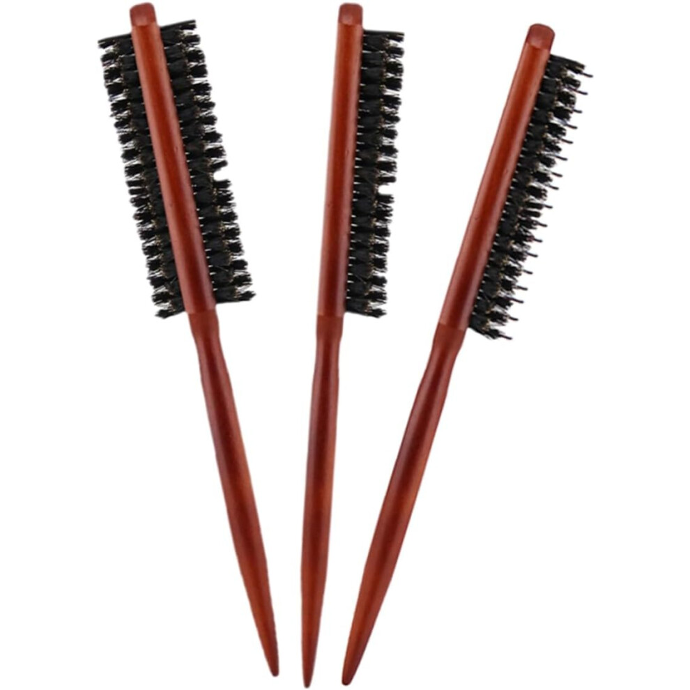 Hkhbjs Unisex 3Pcs Professional Hair Styling Comb Boar Bristle Wide Tooth Combs Row Dual Sided Hair