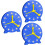 3pcs Clock Model Teaching Aids for Boys and Girls Three-Needle Clock Model Teaching 1