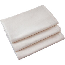3pcs Filter Pad Strainer White Pure Cotton Material High Temperature Resistance Non-Stick Fine Reusable Strainer