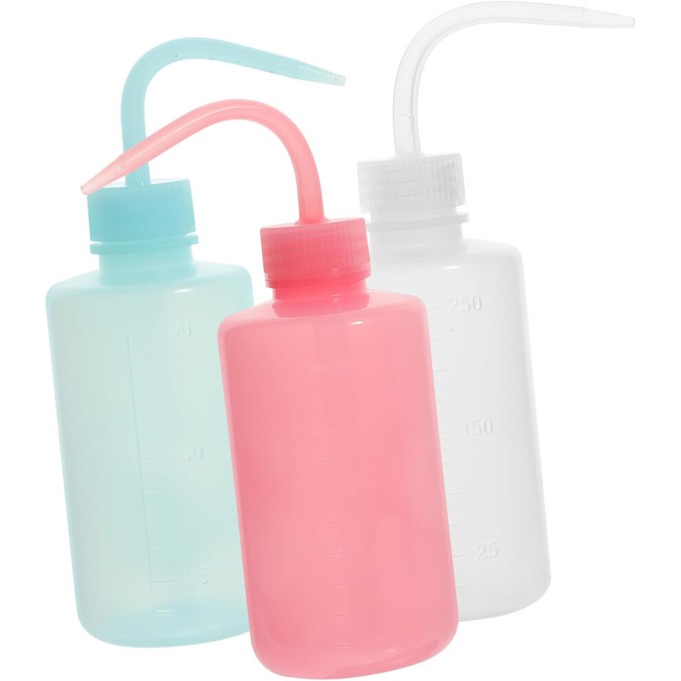 Hkhbjs 3Pcs 250Ml Eyelash Cleaning Squeeze Bottles Leak-Proof Empty Cleaner Bottles