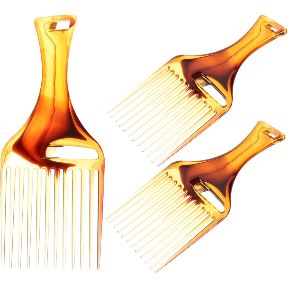 Hkhbjs 3Pcs Barber Comb Oil Comb Styling Men Hairdressing For Barber Shop Professional Use Wide Tooth Hair Cutting