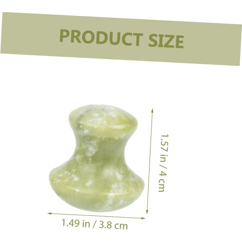 2-teiliges Steinroller-Gesichtspflegegerät Gua Sha Schabemassagegerät 1
