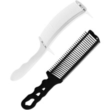 2-teiliges Set Kombinationskamm für Friseure: Haarschneidekamm und Haarschneidekamm