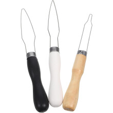 3-teiliges Knopfeinfädelwerkzeug für Knöpfe zum Nähen von DIY-Projekten und zum Einfädeln von Gummibändern