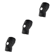 3-teilige Kniebandage mit verstellbarer, offener Patellastabilisierung und Nylon-Wickel