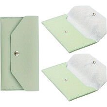 3er-Set minimalistische, längliche Geldumschlag-Geldbörsen für Damen, wiederverwendbare, schlanke Kartenhalter