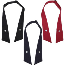 3 stuks Japanse stijl strikdas tas, voorgeknoopte schoolstrikdas dames met gekruist ontwerp voor feestjes en formele gelegenheden