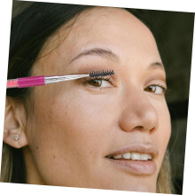 2pcs mascara pincel plástico alça macio pente de cerdas para extensões de cílios ferramenta de maquiagem de cílios