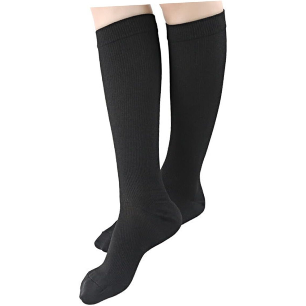 Hkhbjs 3Pairs Female Calf Compressing Stockings Elastic Pressure Hose