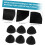 Bra Inserts Pads 3 Pairs Sponge Padded Bra Liners Thin Upper Thick Lower Design 3