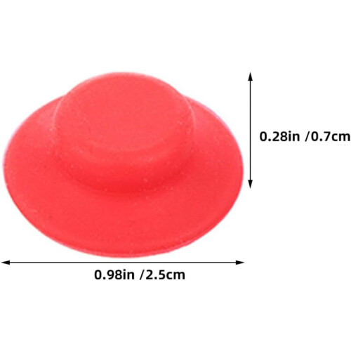 20pcs Silicone Beer Bottle Gaskets Leakproof Design Versatile Application Red Replacement Seal Tool 1