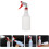 2Pcs Reusable Empty Spray Bottles Plastic with Adjustable Spray Nozzle Fine Mist 2