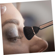 Escova em pó de maquiagem de 2pcs para escova de limpeza de unhas de fundação para abastecimento de poeira para aplicação mofada