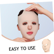 2 Stück Schlafmaske für Damen, Hautpflegemaske, elastische Gesichtsmaske gegen Falten