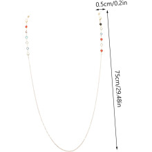 2 Stück Brillenband, Sonnenbrillenkette, Brillenhalter für Damen, Sonnenbrillenband zum Umhängen